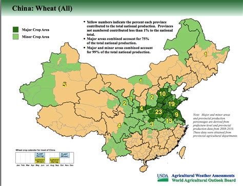 Wheat Production In China [1203x926] R Mapporn