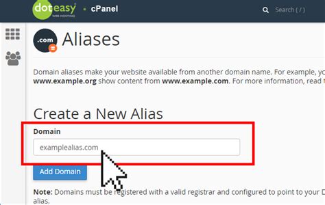 How To Set Up A Domain Alias In Cpanel Knowledge Base