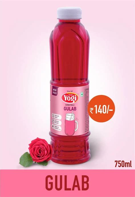 Yogi Rose Gulab Syrup Packaging Size Ml Packaging Type Pet