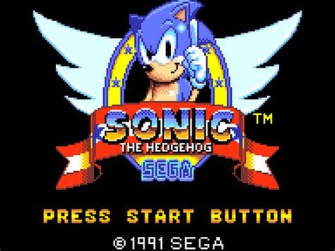 Play Sonic The Hedgehog For Sega Game Gear SGG Online