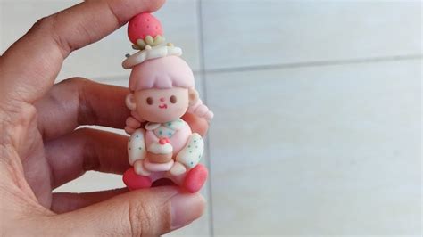 Making Charm Doll With Air Dry Clay Cold Porcelain Clay Youtube