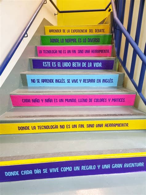 School Stairs Escaleras De Escuela Colores Ploteo Plotting