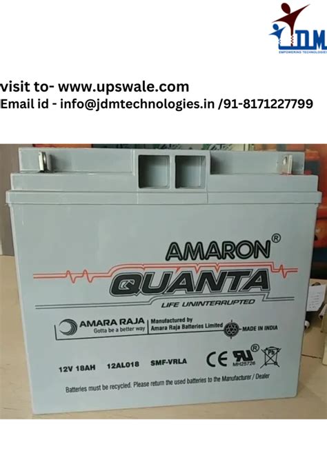 12V 130 AH SMF VRLA UPS Batteries Exide Amaron Quanta HBL Okaya