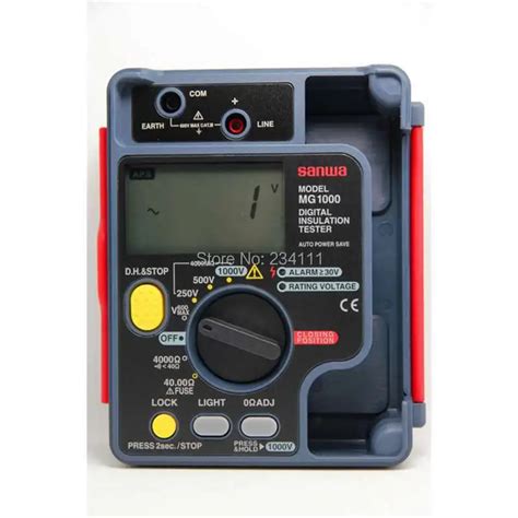 Sanwa Mg Digital Insulation Resistance Tester Megger Dc V