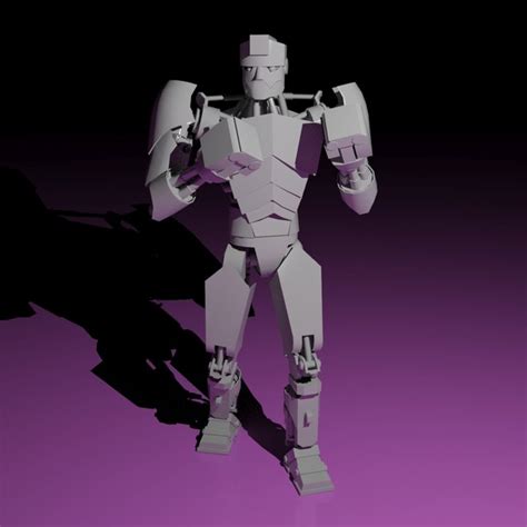 3D model REAL STEEL ROBOT FIGHTER IK RIGGED - TurboSquid 1736752