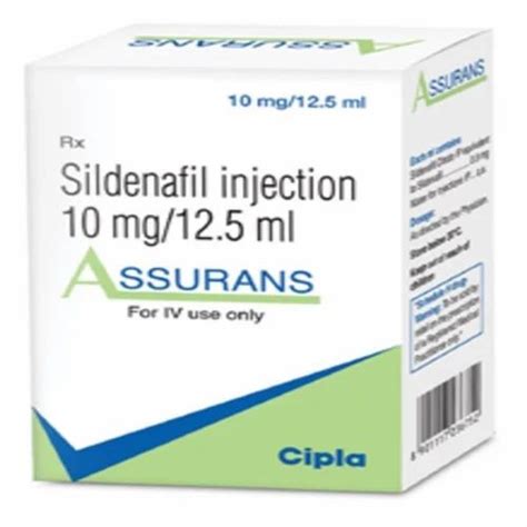 Assurans Sildenafil 10 Mg125ml Injection At Rs 1650piece Trimix In