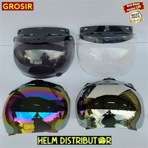Jual Kaca Helm Bogo Cembung Injak Original Kaca Helm Bogo Flat Ssg