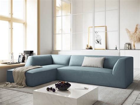 Sofa Naro Na Ruby Jasno Niebieski Sztruks Design Town