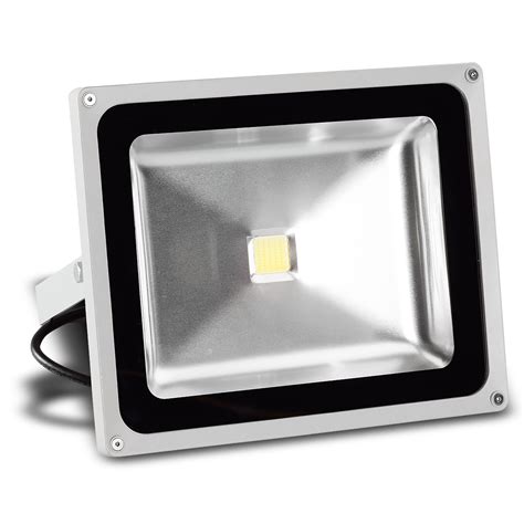 Led Strahler Au En Fluter W Warmweiss Lm Ip T V Grau Geh Use