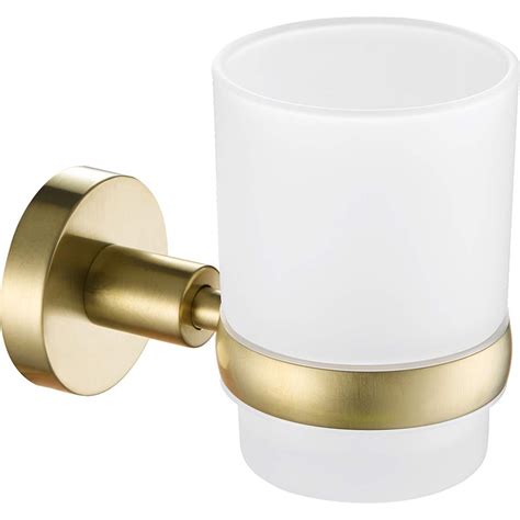 Jtp Vos Brushed Brass Tumbler Holder Bbr