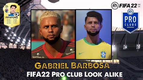 Fifa Faces Gabriel Barbosa Pro Club Lookalike Youtube