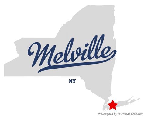 Map of Melville, NY, New York