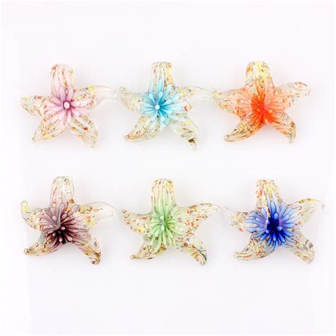 Qianbei Wholesale Pcs Handmade Murano Lampwork Glass Mix Color