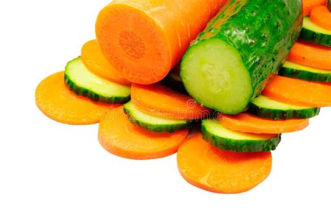 Cucumber And Carrot Stock Image Image Of Delicious Meal 9211807