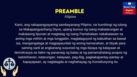 Philippine Constitution Saligang Batas Ng Pilipinas