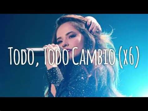 Todo Cambio Becky G Ft CNCO Letra YouTube