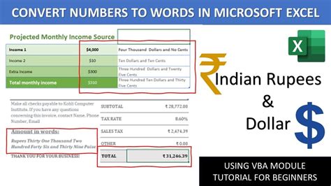 Converting Numbers To Words In Excel A Step By Step Tutorial With Vba