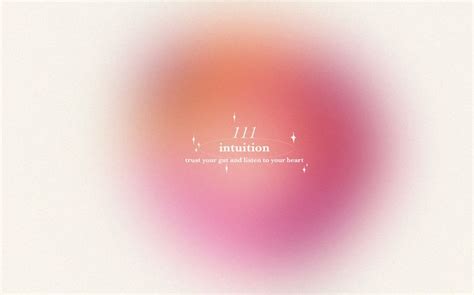 An Abstract Blurry Image With The Words Intention In White And Pink On