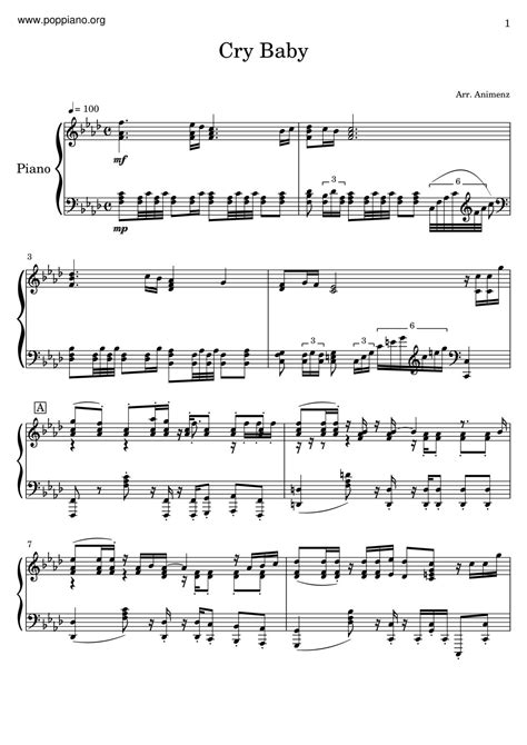 Official Hige Dandism Tokyo Revengers Op Cry Baby Sheet Music Pdf