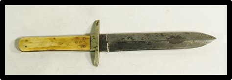 Old Antique Sheffield Civil War Bowie Knifedagger Rare Antique