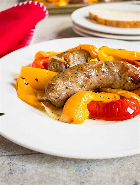 Easy Sausage And Peppers In The Oven Recipe Cart