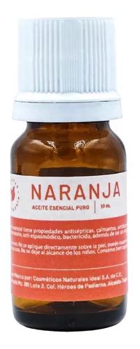 Aceite Esencial De Naranja 10 Ml Aromatizante Para Hogar MercadoLibre