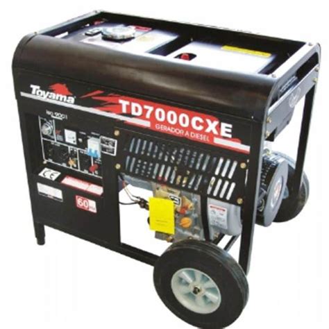 Gerador De Energia Toyama Tdg7000exp Diesel Partida Eletrica 6 Kva