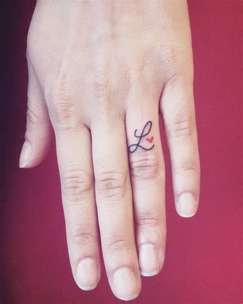 Love Wedding Ring Finger Finger Tattoos For Girls - Viraltattoo