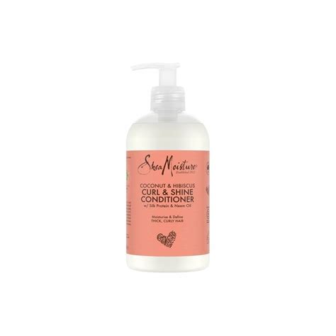 Shea Moisture Coconut And Hibiscus Curl And Shine Conditioner 384ml Justmylook