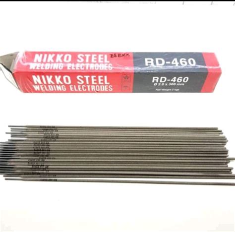 Kawat Las Pakan Las Nikko Steel Rd 460 2mmx300kawat Las 2mm Lazada