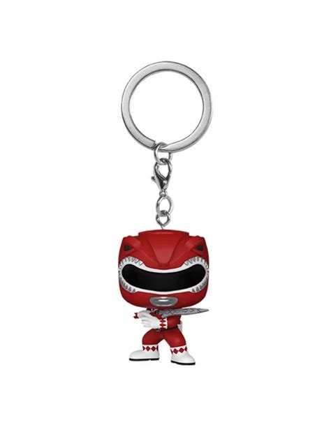 Comprar Power Rangers 30th Llaveros Pocket POP Vinyl Red Ranger 4 Cm