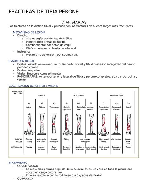 Fractiras De Tibia Perone Fractiras De Tibia Perone Diafisiarias Las