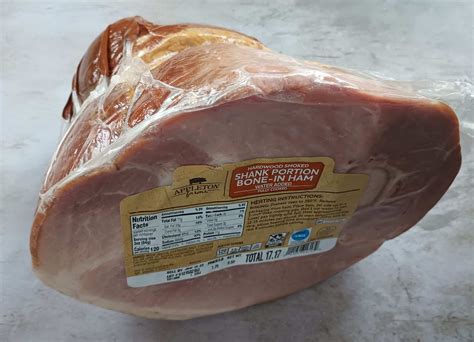 Appleton Farms Shank Portion Bone In Ham Aldi Reviewer