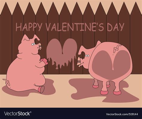 Love pig Royalty Free Vector Image - VectorStock