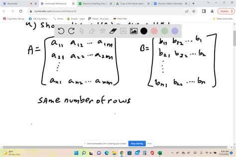 Solved Let A And B Be Row Equivalent Matrices Then Which Ofthe