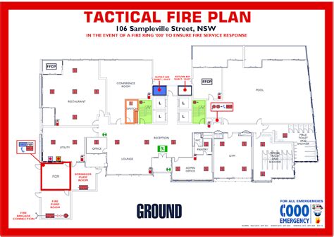 Best Tactical Fire Plan Tfp For Fire Control Room Fcr