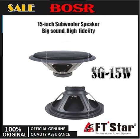 FT STAR FT 15W 250W To 300W 15 Inches Dual 8 Ohms Professional Woofer