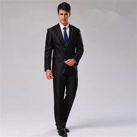 Jacket Pants Tie Bow Tie Handkerchief Men Suit Blazer Cotton Brand