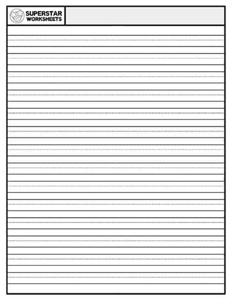 Blank Writing Paper Superstar Worksheets Worksheets Library