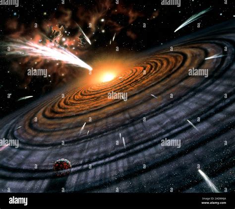 La Formaci N Del Sistema Solar Ilustraci N De La Nebulosa Primordial