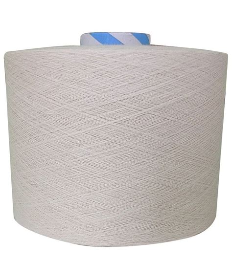 White Dyed Cotton Thread For Textile Industry Packaging Type Loose