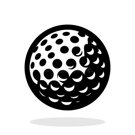 Golf Ball Black White Stock Illustrations 7 927 Golf Ball Black White