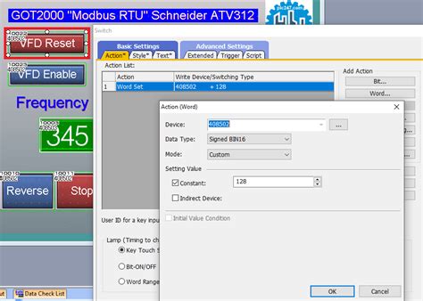 Mitsubishi Hmi Modbus Rtu Schneider Atv Tutorial Plc