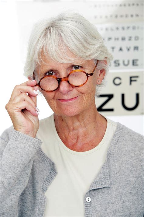 Elderly Woman Wearing Glasses Photograph By Lea Paterson Pixels