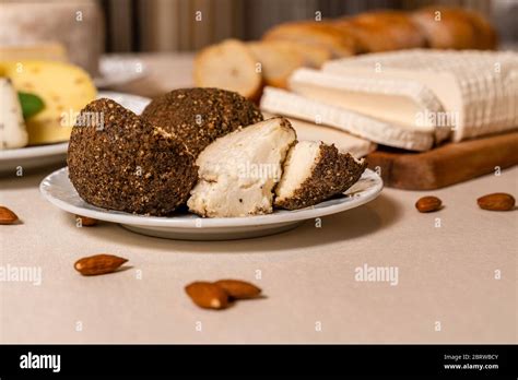 Goat Cheese Traditional Organic Product Stock Photo Alamy