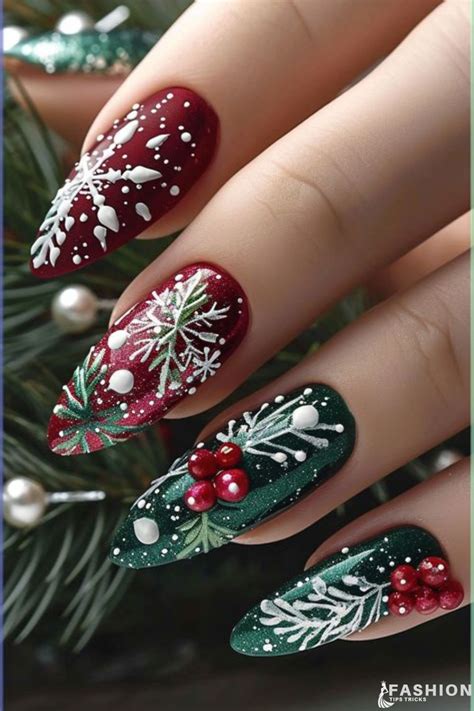 Pin By Leanna Hargis On Nails In Christmas Nail Designs Nail