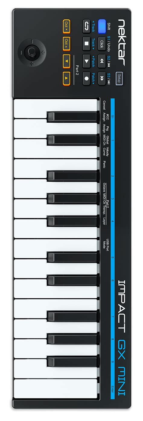 Impact Gx Mini Midi Controller Keyboard Mini Keyboard Daw Control