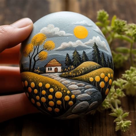 33 Inspirational Ideas For Rock Painting Landscapes In The Playroom