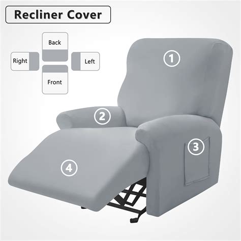 Capa De Sof Reclin Vel Seater Estiramento Poltrona Nica Relaxar