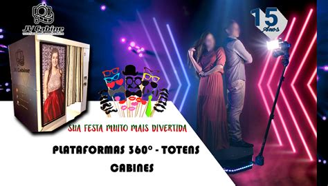 PLATAFORMA 360 CABINES E TOTENS FOTOGRÁFICOS Plataforma 360